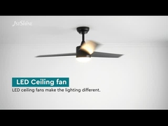 fan de plafond de sauvegarde en plastique de l'énergie 110-240V avec le moteur de C.C de vitesse des lumières 6