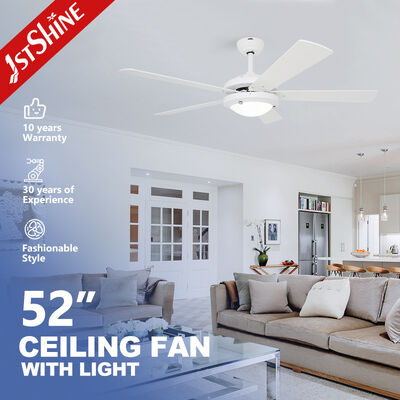 Bon prix Ventilateur de plafond blanc de 52 pouces avec LED Light & Pull Chain 1stShine En ligne