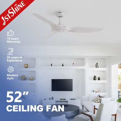 Bon prix Ventilateur de plafond d'économie d'énergie intérieur avec faible bruit blanc mat clair et moteur CC En ligne