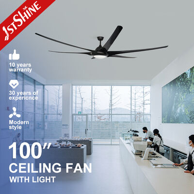 Bon prix Ventilateur de plafond en courant continu à haute efficacité énergétique de 100 pouces avec lumière LED pour espaces commerciaux En ligne